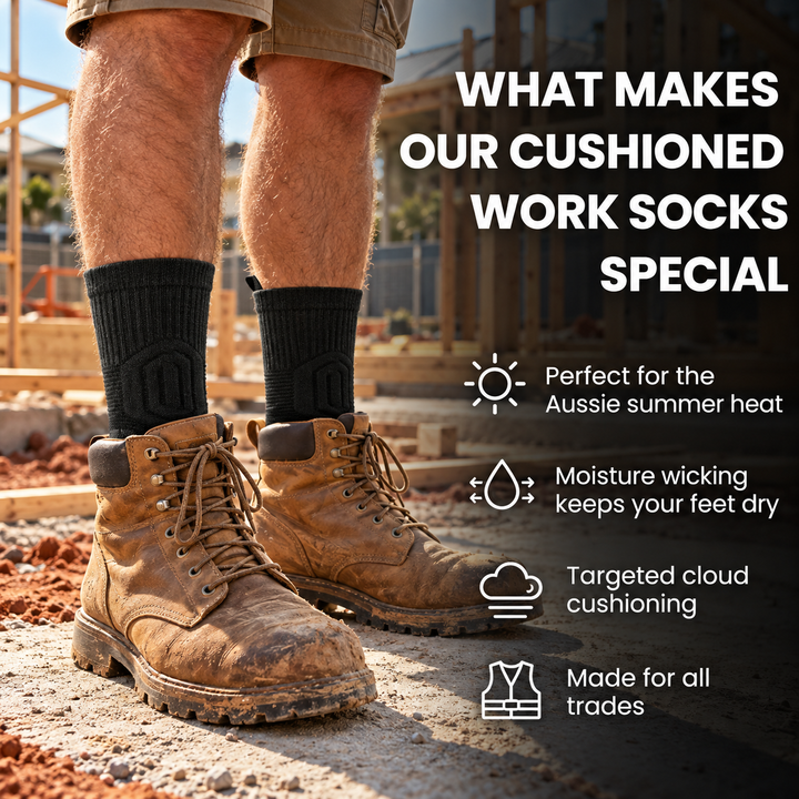 Snuggi Cushioned Work Socks